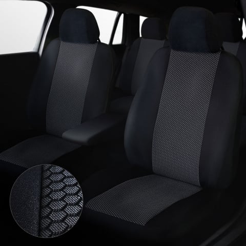 ACCESORII INTERIOR - SET HUSE SCAUN FIT UMBRELLA PENTRU DACIA LOGAN 2 (2012-2020) (BANCHETA FRACTIONATA)