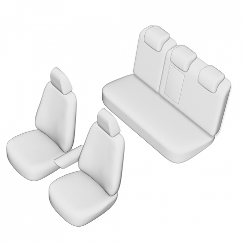 SET HUSE SCAUN UMBRELLA PENTRU MITSUBISHI ASX 2010- (BANCHETA FRACTIONATA) CU TETIERE SPATE IN FORMA DE L [2]