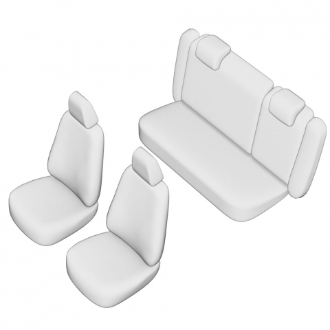 SET HUSE SCAUN UMBRELLA PENTRU SKODA OCTAVIA II FACELIFT 2010-2012 (BANCHETA FRACTIONATA) (FARA COTIERA SPATE) [5]