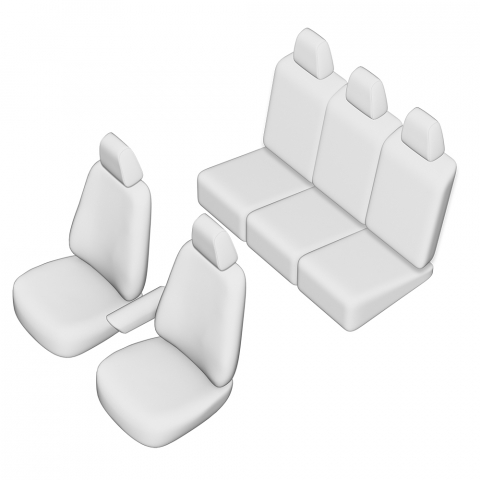 ACCESORII INTERIOR - SET HUSE SCAUN UMBRELLA PENTRU VW SHARAN 5 LOCURI 2000-2005 (SCAUNE INDIVIDUALE SPATE)