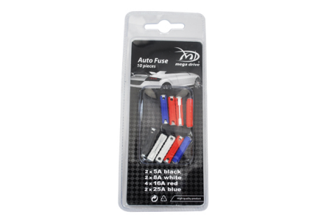 CONSUMABILE SERVICE - SIGURANTE FUZIBILE DACIA 10 BUC BLISTER