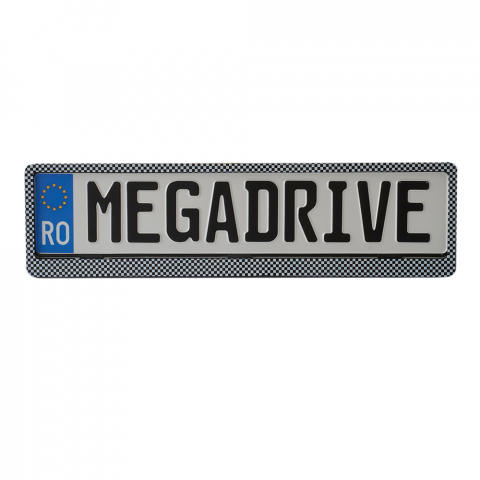 SUPORT NUMAR INMATRICULARE MEGA DRIVE CARBON SET 2 BUC [1]