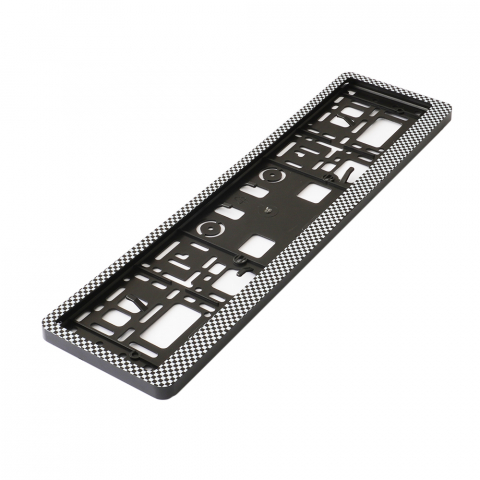 SUPORT NUMAR INMATRICULARE MEGA DRIVE CARBON SET 2 BUC [3]