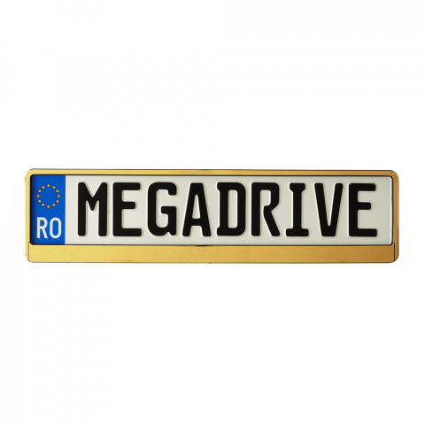 SUPORT NUMAR INMATRICULARE MEGA DRIVE GOLD 1 BUC [1]