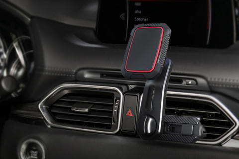 SUPORT TELEFON MAGNETIC AUTO CU FIXARE IN GRILA DE VENTILATIE SI BRAT REGLABIL [6]