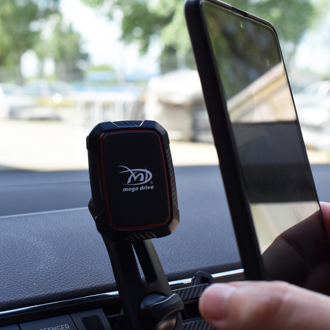 ACCESORII INTERIOR - SUPORT TELEFON MAGNETIC AUTO CU FIXARE IN GRILA DE VENTILATIE SI BRAT REGLABIL