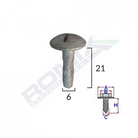 ECHIPAMENTE SERVICE - SURUB CAPAC MOTOR PENTRU CITROEN/PEUGEOT 6X21MM - METALIC SET 5 BUC