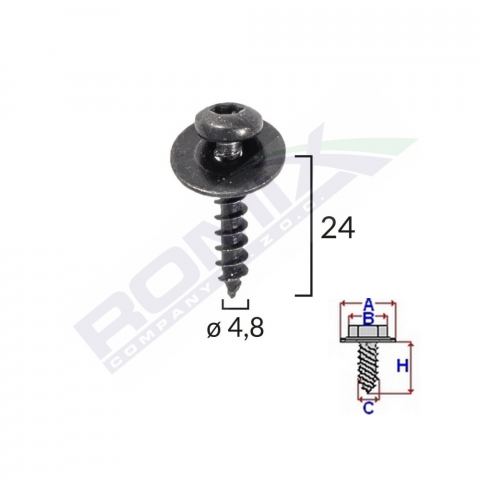 SURUB CAPAC MOTOR PENTRU RENAULT SET 10 BUC [1]