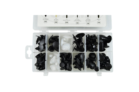 TRUSA DE CLIPS DE PLASTIC - UNIVERSAL 128 PCS JBM [1]