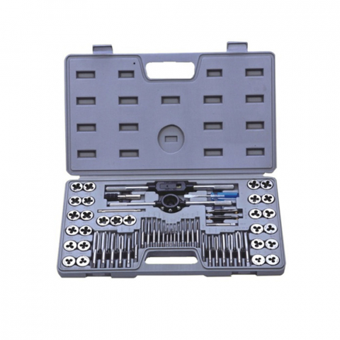 ACCESORII AUTO - TRUSA DE TAROZI SI FILIERE IN MM SI TOLI CU 60 PIESE JBM
