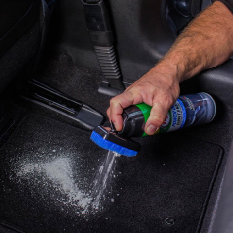 ACCESORII AUTO - TURTLE WAX SPRAY CURATAT MOCHETA SI COVORASE CU PERIE 400 ML