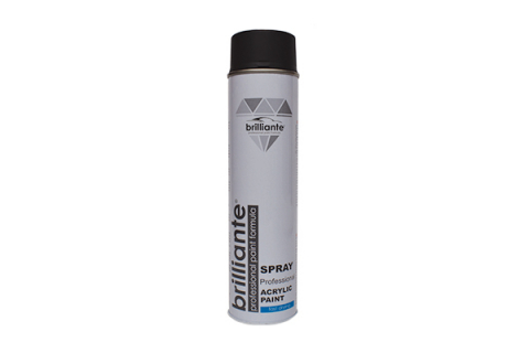 ACCESORII AUTO - VOPSEA SPRAY ACRILICA NEGRU MAT (RAL 9005) 600 ml BRILLIANTE