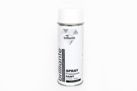 ACCESORII AUTO - VOPSEA SPRAY ALB PUR LUCIOS (RAL 9010) 400ml BRILLIANTE