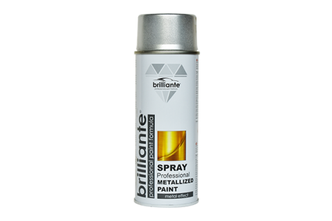 VOPSEA SPRAY - VOPSEA SPRAY METALIZATA GRI 400 ml BRILLIANTE
