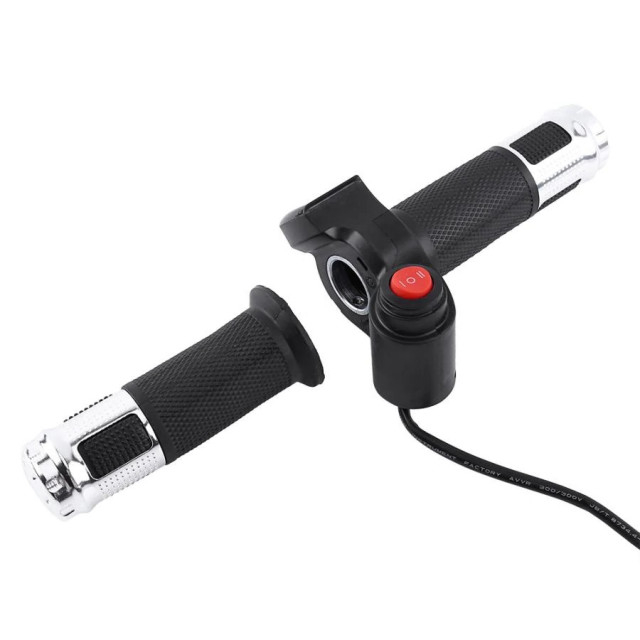 Acceleratie bicicleta / scuter electric (cu indicator de voltaj si buton On-OFF) [1]