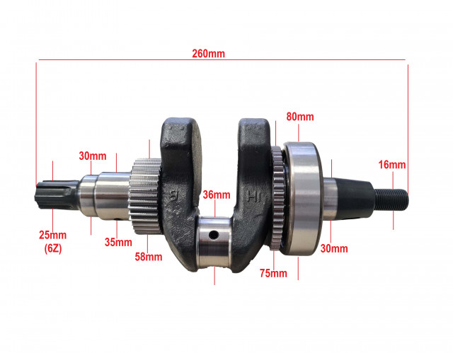 Ambielaj motocultor diesel (motorina) 178F- canelat [2]