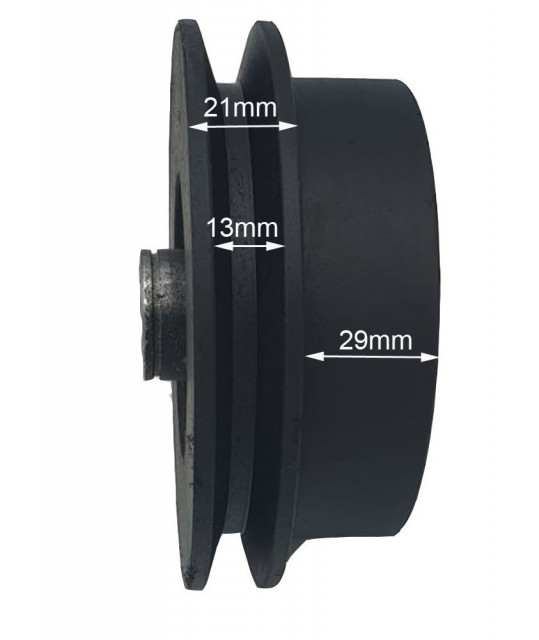 Ambreiaj compatibil Honda 128 x 19 mm (1 canal - 13mm) [2]