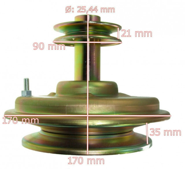 Ambreiaj manual tractor gazon MTD 717-04947, 717-05284 [2]