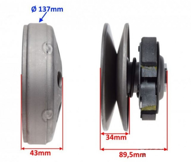 Ambreiaj scuter Honda Sh 125cc ,150cc [3]