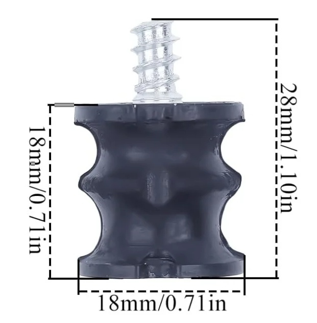 Amortizor drujba Husqvarna 61, 66, 262, 268, 272 (model mic) [2]