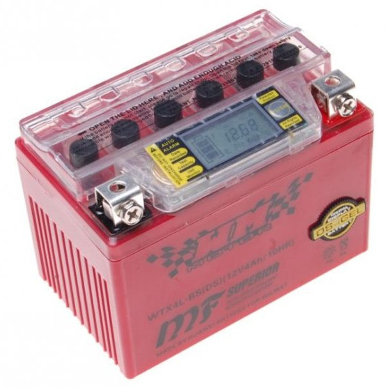Baterie gel Scuter, Atv 4AH 12v (gel) cu display [1]