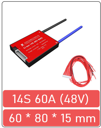 BMS baterie Li-ion 14S 60A (48V) [1]