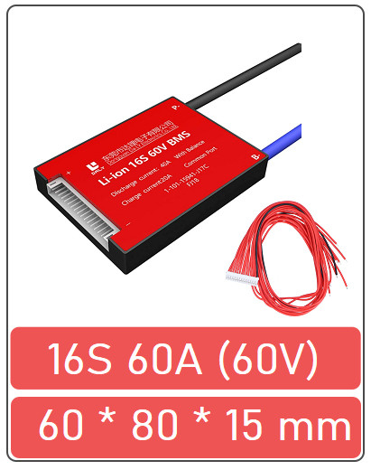 BMS baterie Li-ion 16S 60A (60V) [1]