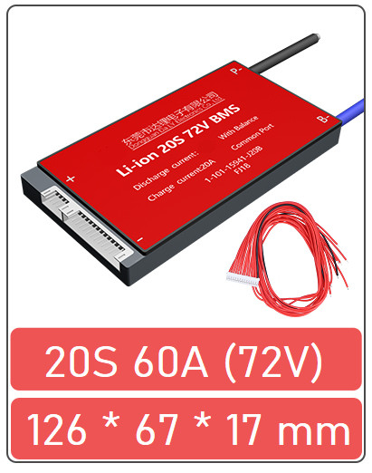 BMS baterie Li-ion 20S 60A (72V) [1]