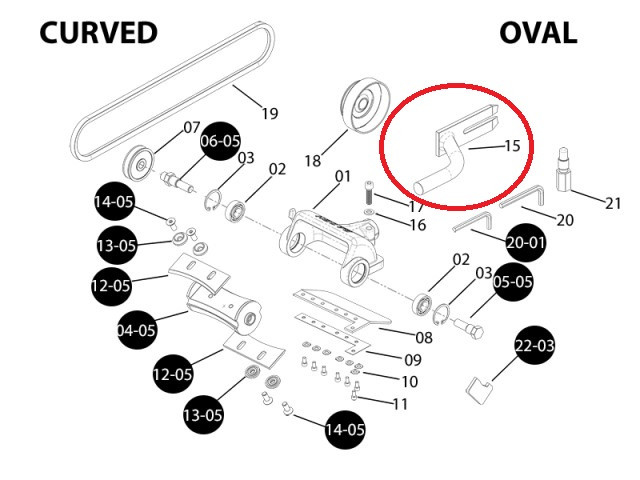 Brat decojitor busteni drujba adaptabil Husqvarna 61, 268, 272, 281, 288 [3]