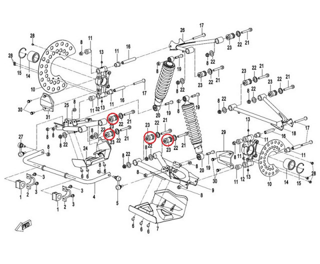 Bucsa ATV CF Moto 500cc (9010-050500) [3]