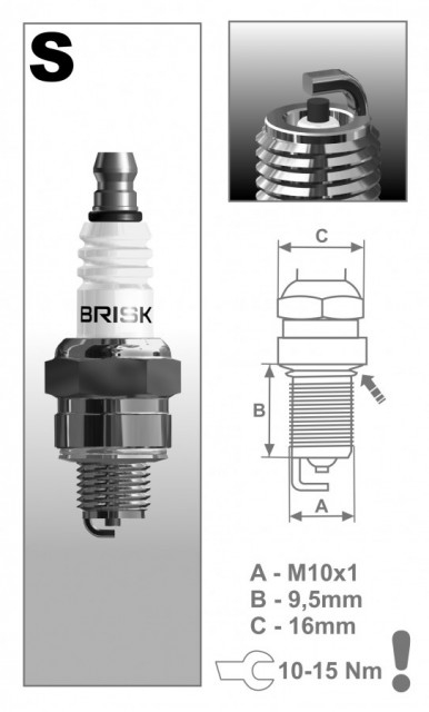 Bujie drujba / motocoasa Brisk SR14C [2]