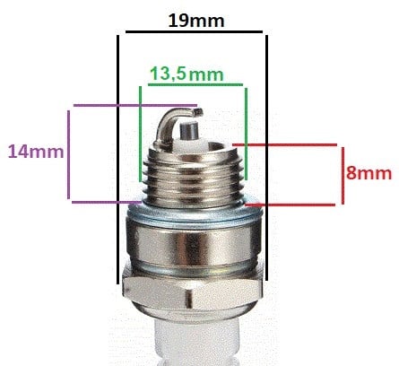 Bujie drujba / motocoasa L7TC Farmertec [2]
