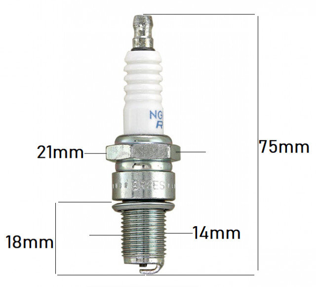 Bujie mai compactor Wacker (NGK BP6HS) [2]
