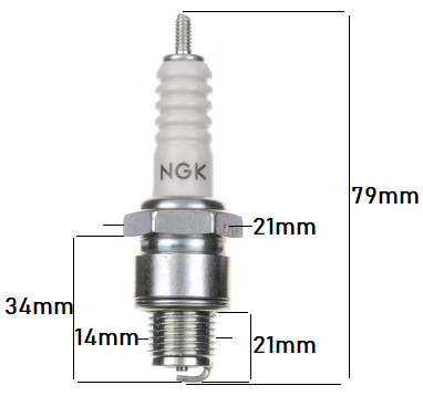 Bujie moto / scuter NGK B8ES [2]