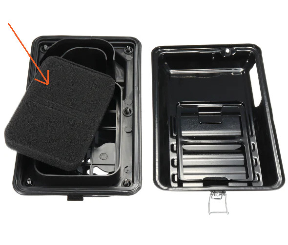 Burete filtru aer generator 188F, GX 390 (pt filtru dreptunghiular) [3]