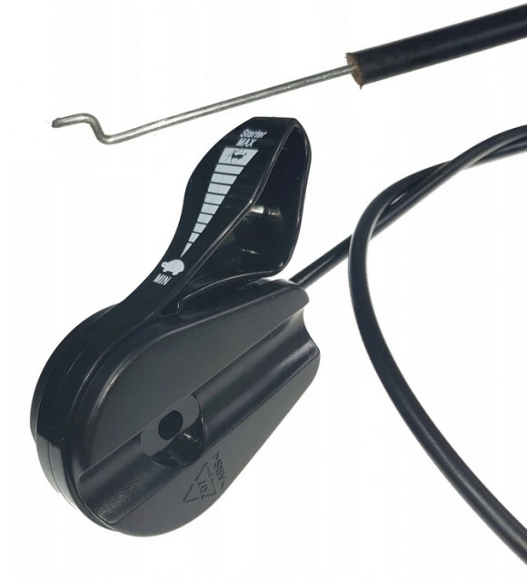 Cablu acceleratie + maneta 177cm (masina de tuns gazon, motosapa, motocultor) [1]