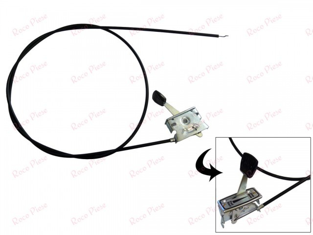 Cablu acceleratie + maneta 180 cm (motosapa, motocultor, masina de tuns gazonul) [2]