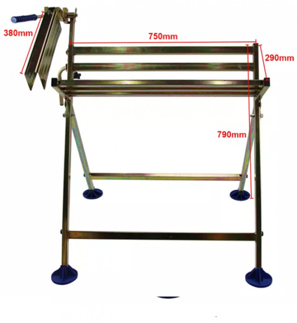 Capra de taiat busteni cu suport de drujba [2]