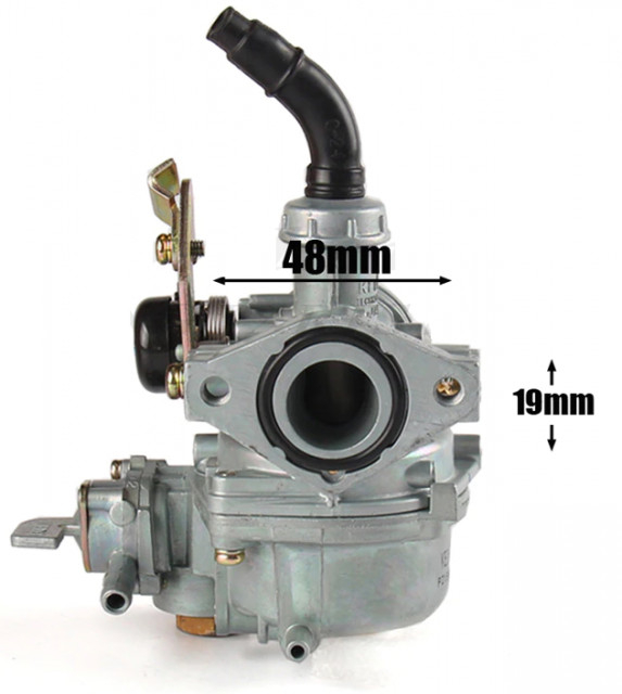 Carburator ATV 110cc PZ19 (cu robinet de benzina) [2]