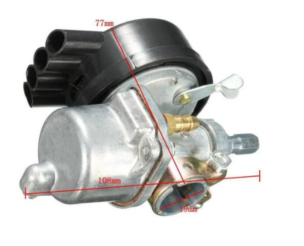 Carburator kit motor bicicleta 80cc [3]