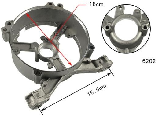 Carcasa carter generator 168 (model 2) pentru rulment 6202 [1]