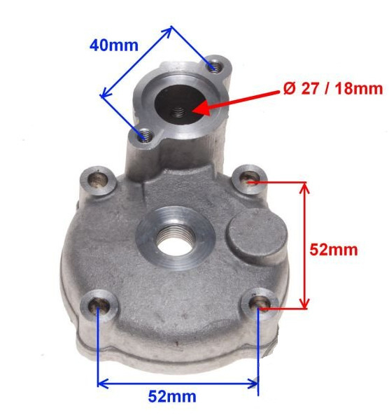 Chiulasa scuter 2T Suzuki Katana 50cc (racire APA) [2]