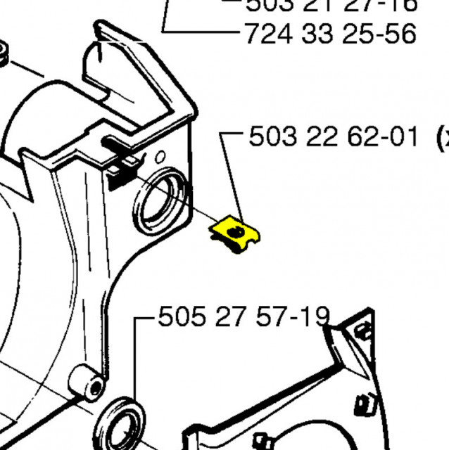 Clema carter drujba Husqvarna 51, 55, 265RX [3]