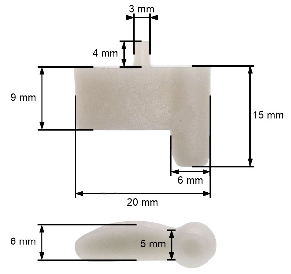 Clichet demaror drujba compatibil Stihl (simplu) / buc [1]