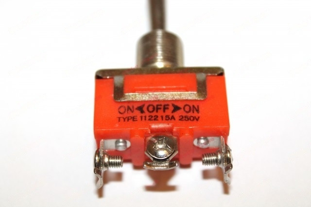 Comutator dublu 15A 250V (3 papuci) [2]