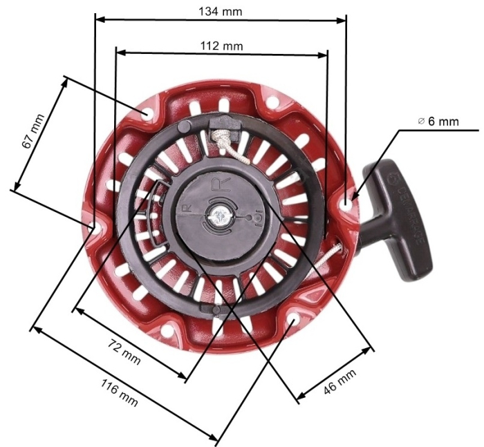 Demaror compatibil Honda GX 100 [1]