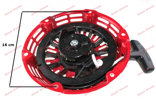 Demaror compatibil HONDA GX 160 / motoare chinezesti (fulie neagra) [2]