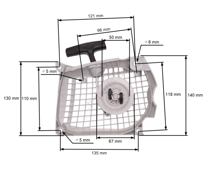 Demaror drujba compatibil Stihl MS 291 [1]