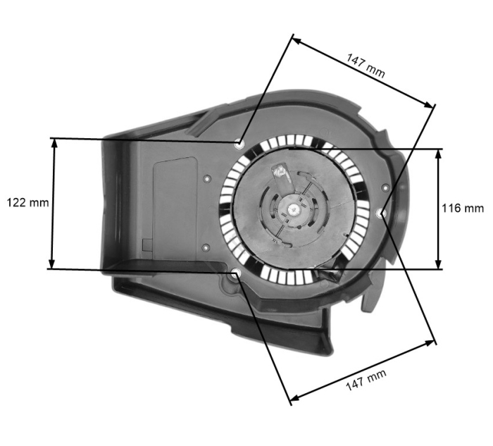 Demaror masina de tuns gazon Castel Garden GGP SV150 [1]