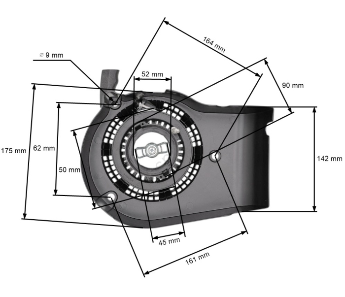 Demaror masina de tuns gazon Grunman, Daye DG350 [1]